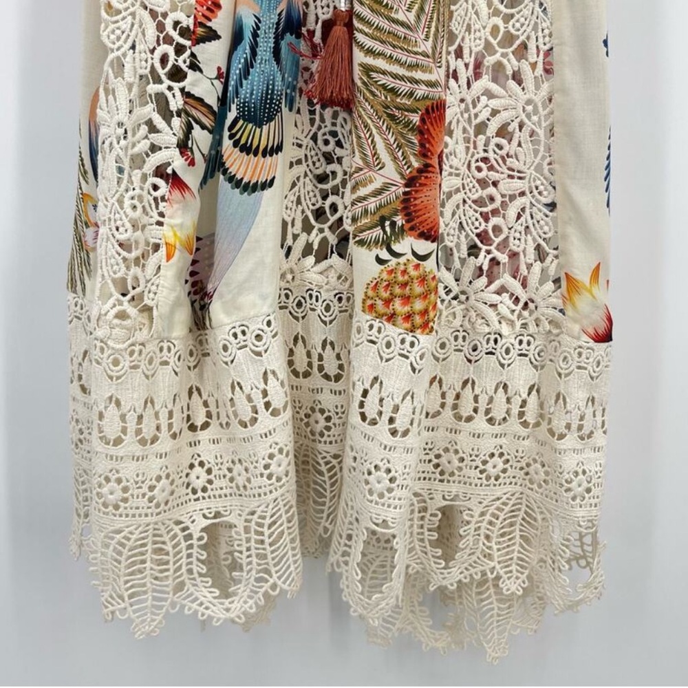 Farm Rio Floral Lace Trim Dress - Picture 8 of 12